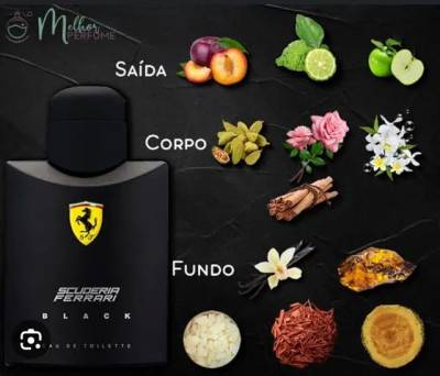 Perfume 100% Original Ferrari Black 125 Ml