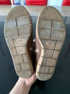 Bota De Couro Usaflex Marrom