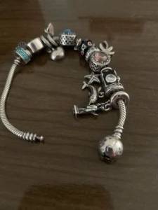 Bracelete Pandora Disney Com 12 Charms Originais