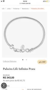Pulseira Life Vivara Original