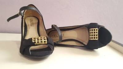 Sapato Feminino Nobuck Preto