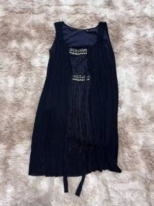 Vestido Com Franjas