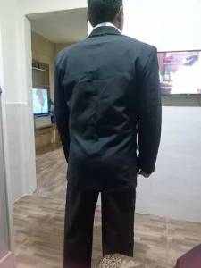 Terno Masculino Estiloso Preto