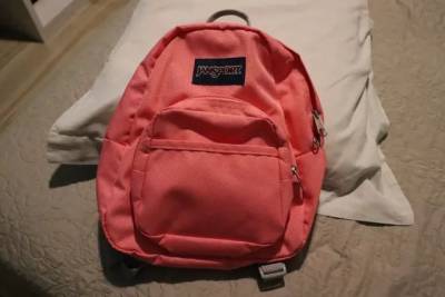 Mochila Jansport Mini Half Print - Rosa