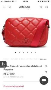 Bolsa Arezzo Nova