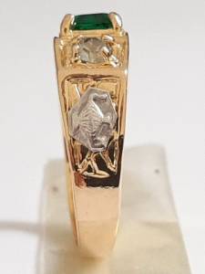 Anel De Formatura Enfermagem Banhado A Ouro 18k