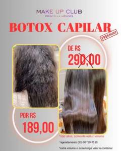 Botox Capilar (diminuio De Frizz E Controle De Volume)