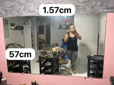 Espelhos E Porta De Vidro