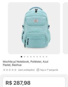 Mochila Bolsa Escolar Notebook Bahoua