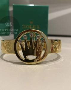 Bracelete De Ouro 18k Rolex/ Luxo