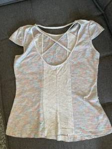 Camiseta Algodo Cinza