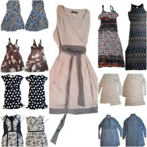 Kit 9 Vestidos Diversos Femininos Usados