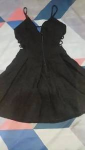 Vendo Vestido Preto Com Bojo Veste P/m  Com Elastano $30