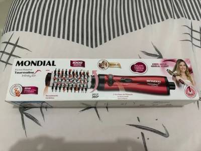 Escova Rotativa Mondial Ceramic Ion Turbo Er - 09 - Vermelha