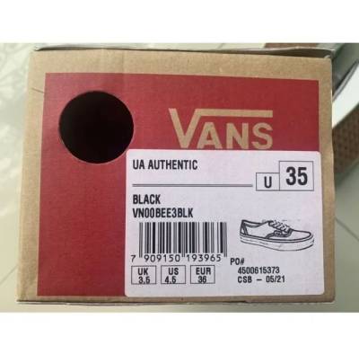 Tnis Authentic Original Vans Novo Tam 35