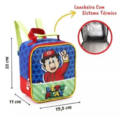 Kit De Mochila Infantil Escolar De Rodinhas