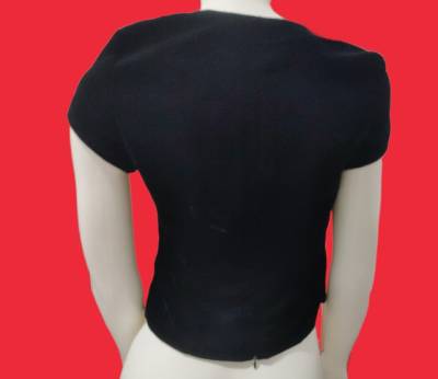 Blusa De Veludo Bordado