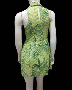 Vestido Folhagens