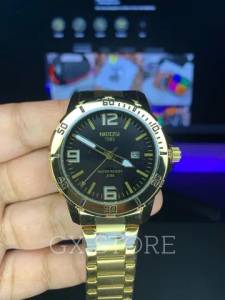 Relgio Nibosi Sries Ouro 2589 Ao Inox Pronta Entrega