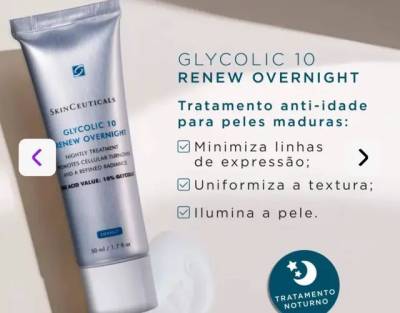 Skinceuticals Glycolic 10 Renew Overnight Novo! Original