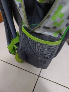 Mochila De Rodinhas + Lancheira Termica+ Estojo Minicraft