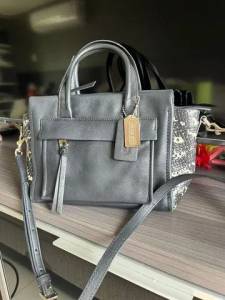 Coach Bolsa Couro Legtimo Impecvel