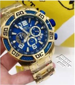 Relgio Invicta 25852 Pro Diver Original Banhado Ouro Lindo