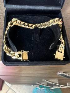 Pulseira De Ouro 16 Gramas, 21cm 18k 750