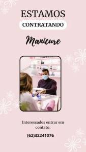 Estamos Contratando Manicure