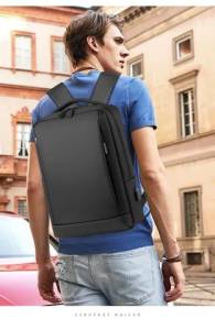 Mochila Oubdar Unissex Viagem, Empresarial, Notebook, A Prova Dgua Usb