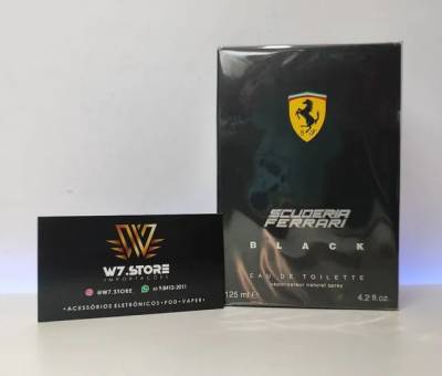 Perfume Importado Ferrari Black 125ml 100% Original Lacrado A Pronta Entrega