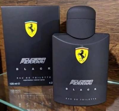 Perfume Masculino Scuderia Ferrari Black 125ml Originais Lacrados