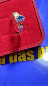 Anel Formatura Prata 950 Com Ouro 18 Kilates
