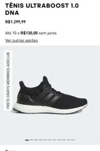 Tnis Adidas Ultraboost 1.0 Dna