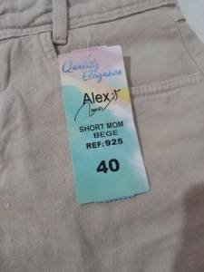Short Bege Top Nmero 40