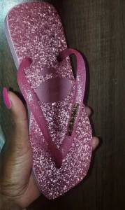Chinelo Havaiana Com Gliter
