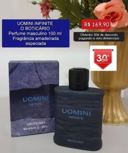 Promoo Perfume Masculino O Boticrio Uomini Infinite