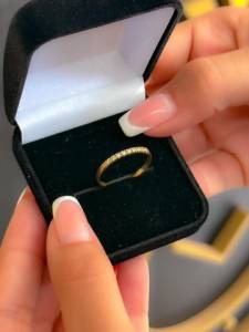 Anel Aparador Em Ouro 18k