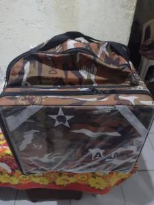 Bag 45l De Nilon Camuflada Laminada