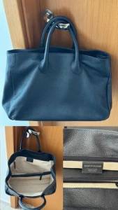 Bolsa Preta Couro