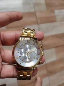 Relgio Technos Cronografico Dourado