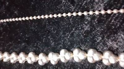 Kit Com Pulseira E Corrente De Prata Antigas