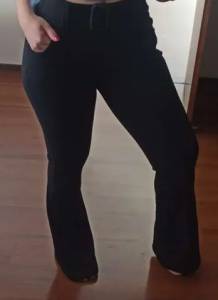 Vendo Cala Feminina Estilo Flare Linha Frontal Bolsos Frente - G