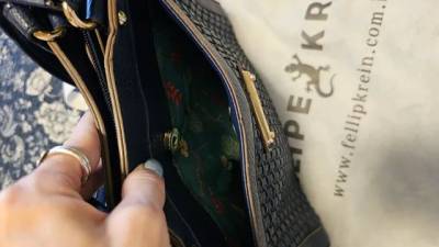Bolsa Ombro Fellipe Krein - Azul Marinho