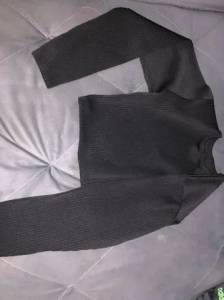 Cropped Manga Longa