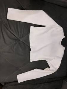 Cropped Manga Longa