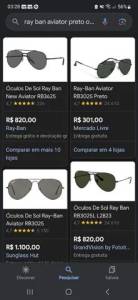 Rayban Aviator Original