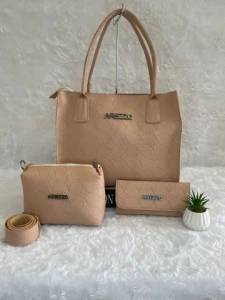 Bolsa Arezzo Kit Com 3 Peas