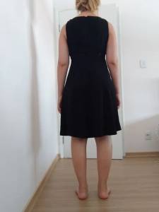 Vestido Preto Bsico De Festa