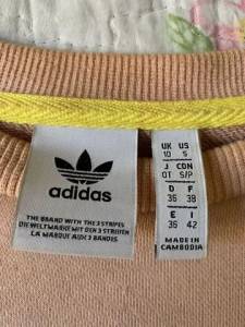Moletom Cropped Adidas Original Feminino
